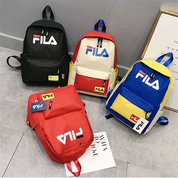 Tide Фирменный рюкзак с принтом логотипа Мода двухцветный рюкзак для женщин High Street
Tide Фирменный рюкзак с принтом логотипа Мода двухцветный рюкзак для женщин High Street