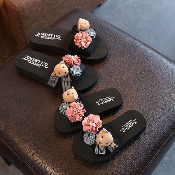 summer non-slip children' flip-flops girls fashion beach shoes sandals female cute cartoon bear flowers slippers women, Black;grey
summer non-slip children' flip-flops girls fashion beach shoes sandals female cute cartoon bear flowers slippers women, Black;grey
