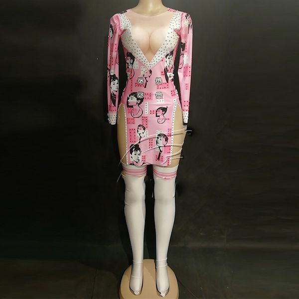 nightclub female singer djds performance suit pink print short cheongsam skirt split dress shoe cover stage costume dwy1356, Black;red
nightclub female singer djds performance suit pink print short cheongsam skirt split dress shoe cover stage costume dwy1356, Black;red