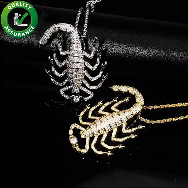 designer necklace hip hop bling chains jewelry men iced out pendant mens gold chain pendants luxury diamond scorpion rapper fashion charms, Silver
designer necklace hip hop bling chains jewelry men iced out pendant mens gold chain pendants luxury diamond scorpion rapper fashion charms, Silver