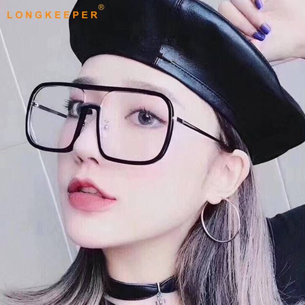 long keeper spectacle frame eyeglasses women men computer optical big frame oversized glasses for male female clear lens, Black
long keeper spectacle frame eyeglasses women men computer optical big frame oversized glasses for male female clear lens, Black