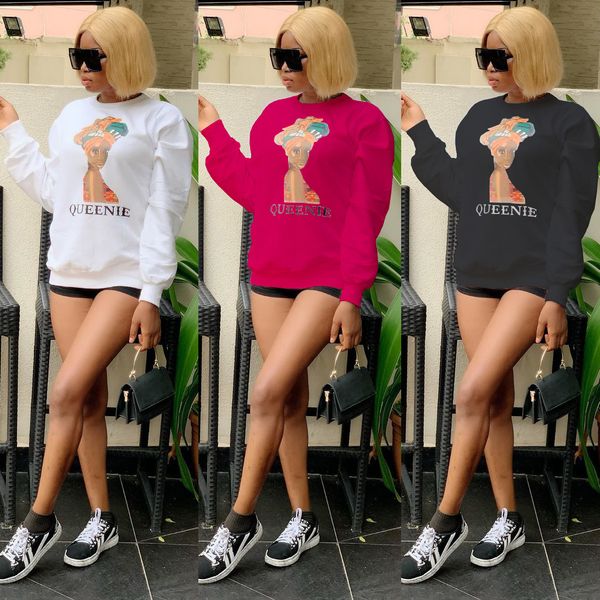 королева письмо женщин осень desinger толстовка solid color crew neck с длинным рукавом женской одежда пуловер мода стиль повседневной одежд, Black
королева письмо женщин осень desinger толстовка solid color crew neck с длинным рукавом женской одежда пуловер мода стиль повседневной одежд, Black