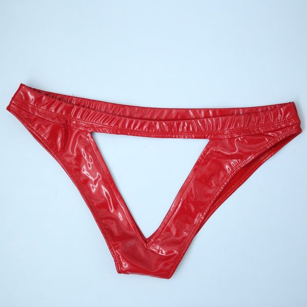 plus size triangle hollow out briefs exotic lingerie wetlook pvc pu leather tangas women erotic thongs string panties tanga, Black;pink 
plus size triangle hollow out briefs exotic lingerie wetlook pvc pu leather tangas women erotic thongs string panties tanga, Black;pink
