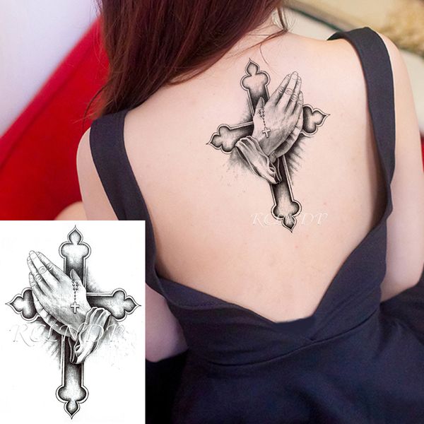 waterproof temporary tattoo sticker cross necklace hands praying fake tatto flash tatoo arm leg body art for women men
waterproof temporary tattoo sticker cross necklace hands praying fake tatto flash tatoo arm leg body art for women men