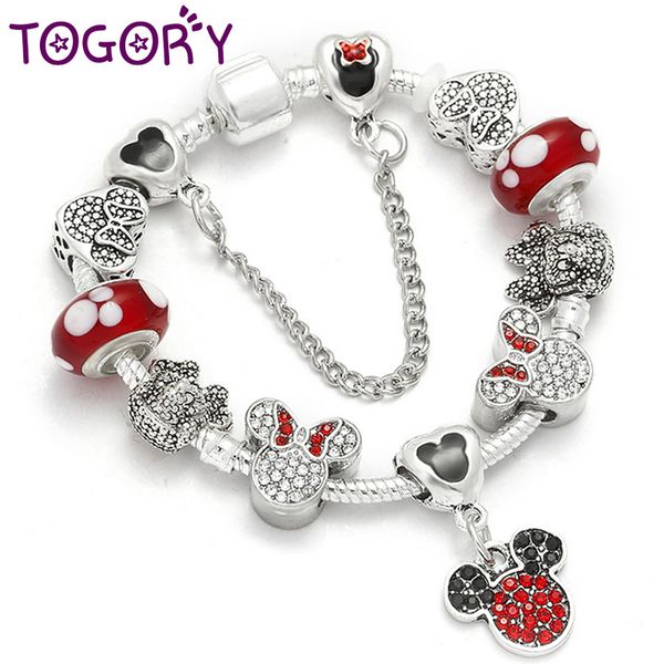 togory cute cartton style charm bracelet & bangle for women with red pendant beads bracelets as kids jewelry gift, Golden;silver
togory cute cartton style charm bracelet & bangle for women with red pendant beads bracelets as kids jewelry gift, Golden;silver