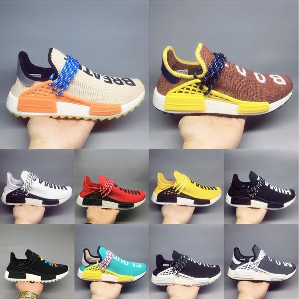 2019 Human Race casual Shoes Pharrell Williams Hu trail Oreo Nobel ink Black Nerd Designer Sneakers Men Women Sport Shoes 36-47
2019 Human Race casual Shoes Pharrell Williams Hu trail Oreo Nobel ink Black Nerd Designer Sneakers Men Women Sport Shoes 36-47