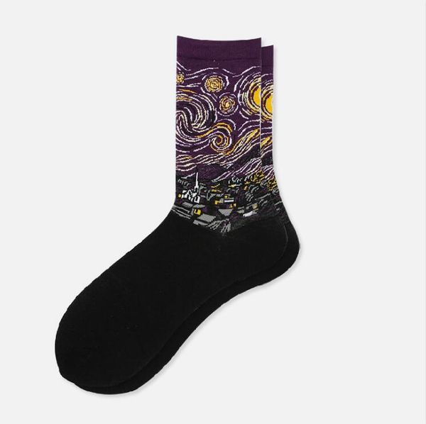 fashion mens designer socks with character oil painting luxury stockings mens socks autumn warm brand mid-calf length socks clothing, Black
fashion mens designer socks with character oil painting luxury stockings mens socks autumn warm brand mid-calf length socks clothing, Black
