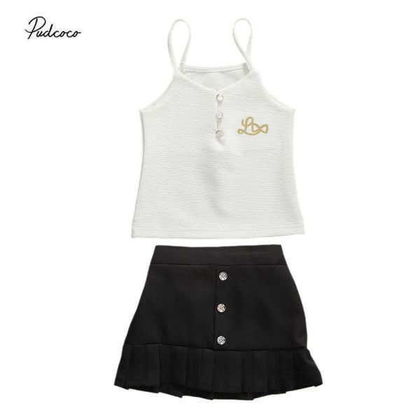 clothing sets kid girl two-piece set camisoles hip skirt button decoration lotus leaf high waist cool summer child, White
clothing sets kid girl two-piece set camisoles hip skirt button decoration lotus leaf high waist cool summer child, White