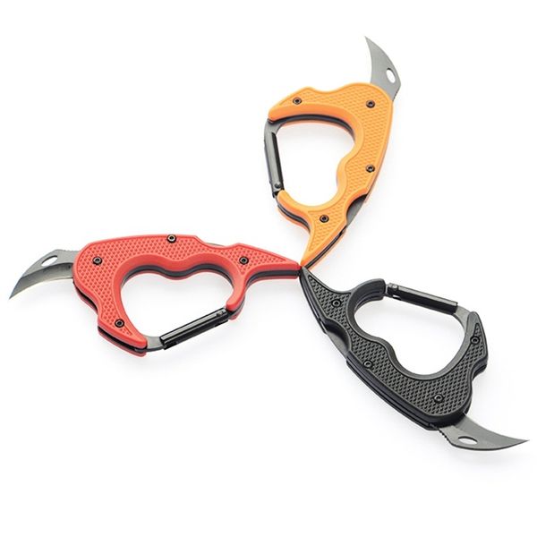 mini portable carabiner hook knife camping hunting personal multi tools edc tool folding knife rock protection
mini portable carabiner hook knife camping hunting personal multi tools edc tool folding knife rock protection