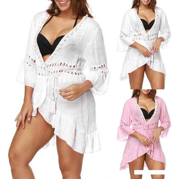 sfit ladies beach openwork cardigan bikini cross jacket cover ups bikini hollow beach dress cover up 2020 summer bathing suit, Blue;gray
sfit ladies beach openwork cardigan bikini cross jacket cover ups bikini hollow beach dress cover up 2020 summer bathing suit, Blue;gray
