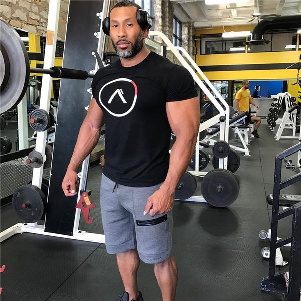 2019 summer male t-shirt gym sport running tights short sleeve cotton tees men shirt fitness training t shirt clothing, Black;blue
2019 summer male t-shirt gym sport running tights short sleeve cotton tees men shirt fitness training t shirt clothing, Black;blue