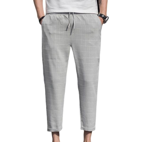 plus size men plaid drawstring pockets elastic waist pencil trousers ninth pants brand casual harem pants men trousers clothes, Black
plus size men plaid drawstring pockets elastic waist pencil trousers ninth pants brand casual harem pants men trousers clothes, Black