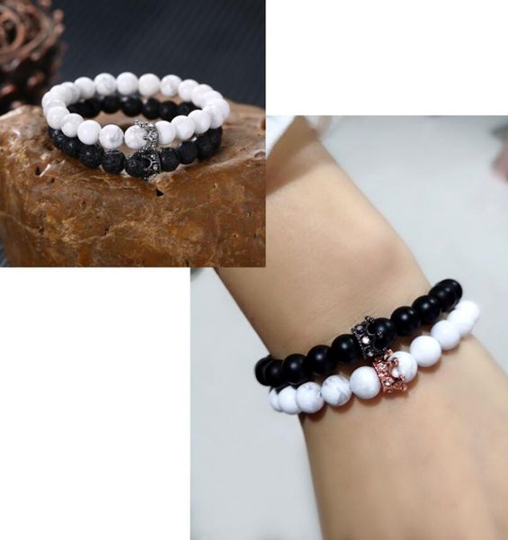 new volcanic stone bracelet crown natural 7 chakra energy beads bracelets lovers colorful metal rhinestone strands jewelry accessories, Black
new volcanic stone bracelet crown natural 7 chakra energy beads bracelets lovers colorful metal rhinestone strands jewelry accessories, Black