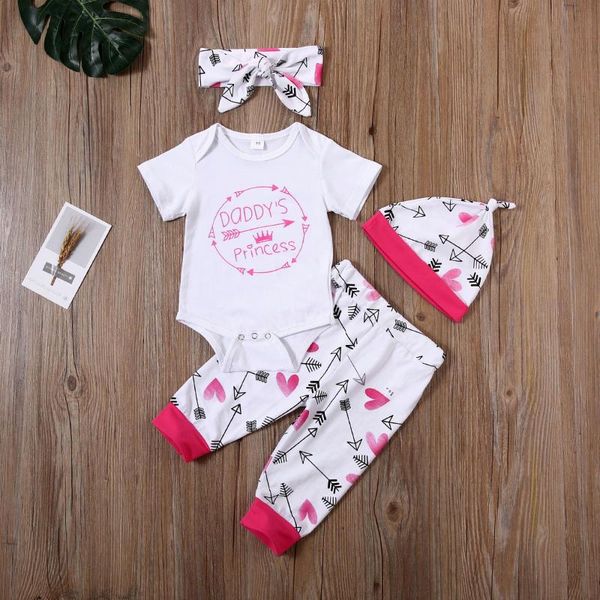 emmababy newborn baby girl clothes letter print short sleeve romper long pants headband hat 4pcs outfits clothes cotton set, White
emmababy newborn baby girl clothes letter print short sleeve romper long pants headband hat 4pcs outfits clothes cotton set, White