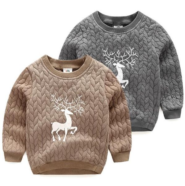 wholesale- christmas gifts 2016 autumn winter kids sweatshirts boys girls warm casual o-neck hoodies deer patterns long sleeve clothes, Black
wholesale- christmas gifts 2016 autumn winter kids sweatshirts boys girls warm casual o-neck hoodies deer patterns long sleeve clothes, Black