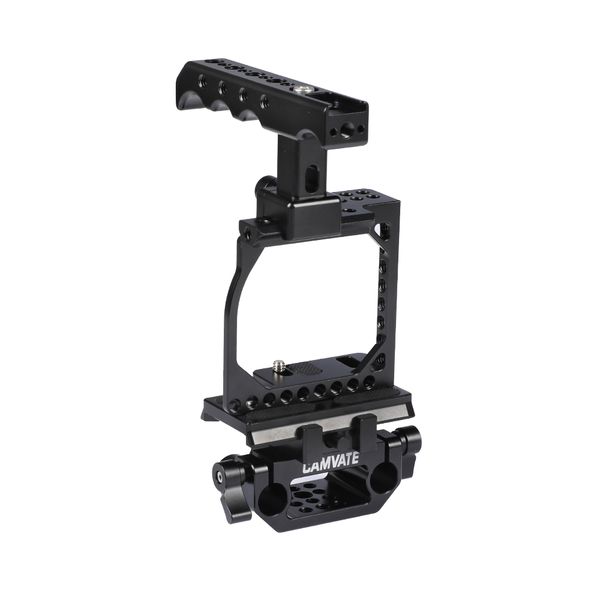 camvate full cage kit with manfrotto qr plate & nato cheese handle & 15mm railblock for sony a6000 a6300 a6400 a6500 a6600 4k camera c2456
camvate full cage kit with manfrotto qr plate & nato cheese handle & 15mm railblock for sony a6000 a6300 a6400 a6500 a6600 4k camera c2456