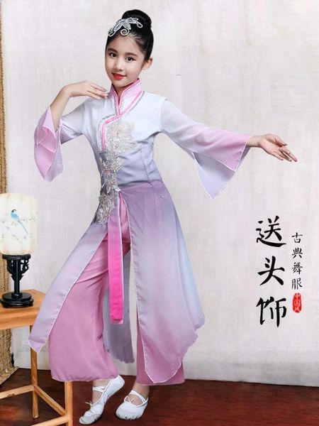 children hanfu classical dance costumes girls chinese style yangko dance hmong fan clothes national performance clothing, Black;red
children hanfu classical dance costumes girls chinese style yangko dance hmong fan clothes national performance clothing, Black;red