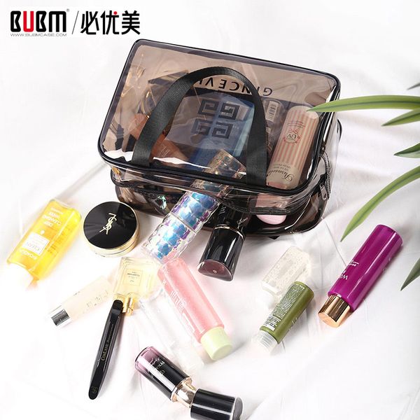 bubm waterproof makeup bag transparent cosmetics handbag 2 size portable travel accessories
bubm waterproof makeup bag transparent cosmetics handbag 2 size portable travel accessories