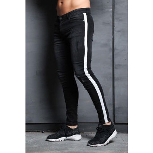 europe and the united states jeans mens motorcycle pants spell leather hole mens pants europe and the united states stretch feet pants who, Blue
europe and the united states jeans mens motorcycle pants spell leather hole mens pants europe and the united states stretch feet pants who, Blue