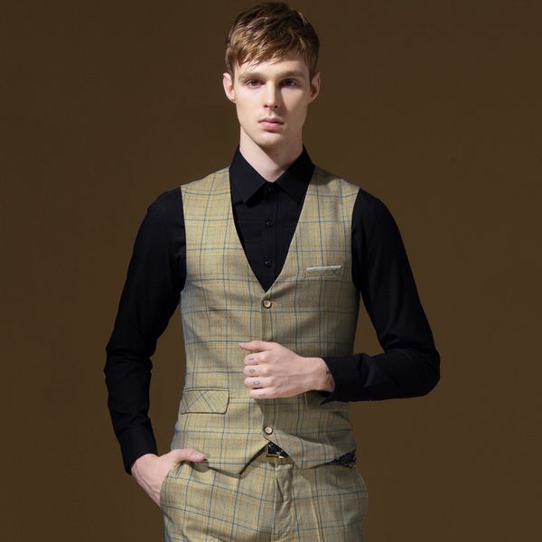 2018 new summer men retro plaid casual blazers vest wedding groom suits vests high quality, Black;white
2018 new summer men retro plaid casual blazers vest wedding groom suits vests high quality, Black;white