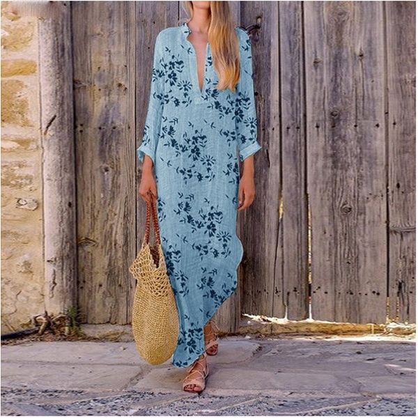 2019 summer casual v neck printed dress loose plus size beach dress bohemian vintage party long maxi dresses vestidos 5xl, Black;gray
2019 summer casual v neck printed dress loose plus size beach dress bohemian vintage party long maxi dresses vestidos 5xl, Black;gray