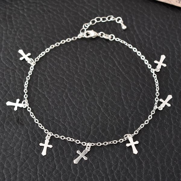 2019 trendy cross anklet bracelet on the leg for women fashion chain barefoot on foot girl beach ankle bracelets jewelry summer, Red;blue
2019 trendy cross anklet bracelet on the leg for women fashion chain barefoot on foot girl beach ankle bracelets jewelry summer, Red;blue