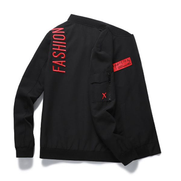 2019 spring and autumn jacket men's wear new style korean-style trend versatile students casual popular brand embroidered men's, Black;brown
2019 spring and autumn jacket men's wear new style korean-style trend versatile students casual popular brand embroidered men's, Black;brown