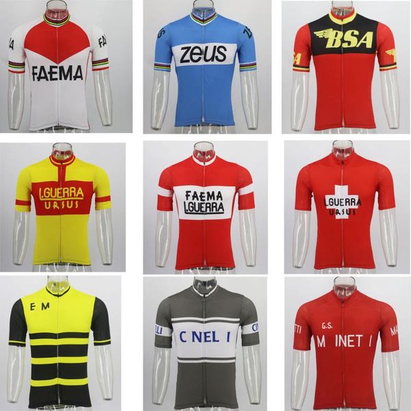 retro cycling jersey ropa ciclismo men short sleeve bike wear jersey summer classic cycling clothing, Black;red
retro cycling jersey ropa ciclismo men short sleeve bike wear jersey summer classic cycling clothing, Black;red