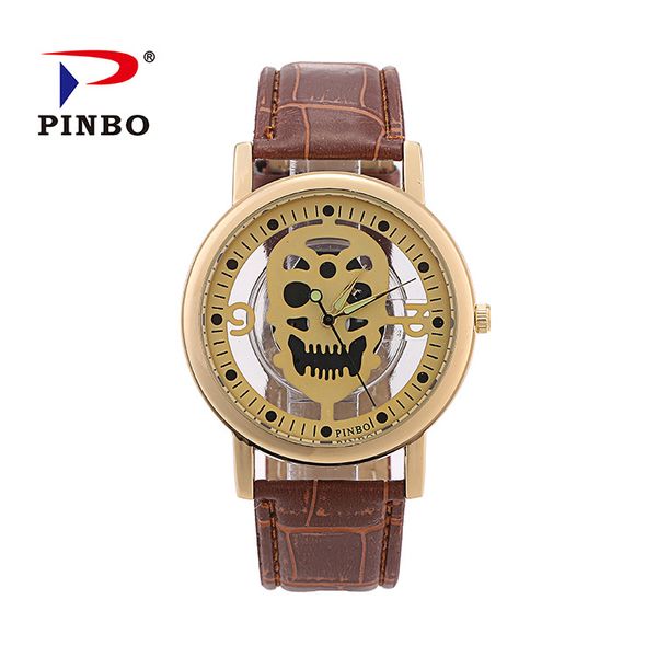 2019 new skull watch men quartz leather wrist watches male sports clock relogio masculino horloges mannen, Slivery;brown
2019 new skull watch men quartz leather wrist watches male sports clock relogio masculino horloges mannen, Slivery;brown