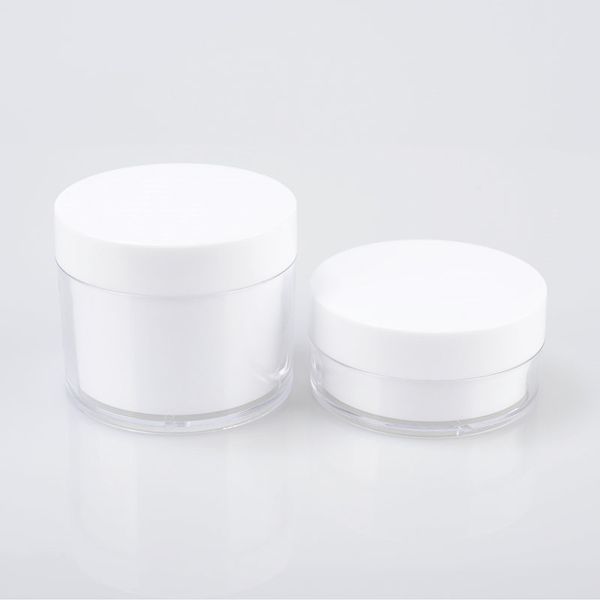 100g 200g cream jar white acrylic facial mask makeup sub-bottling empty cosmetic container sample canister f2524
100g 200g cream jar white acrylic facial mask makeup sub-bottling empty cosmetic container sample canister f2524