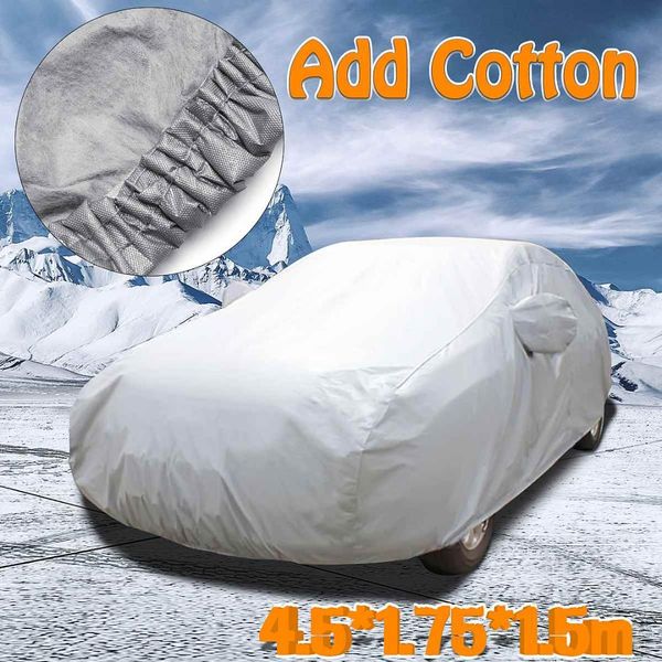 m 4.5x1.75x1.5m universal full car cover cotton snow dust rain resistant breathable waterproof uv protection outdoor
m 4.5x1.75x1.5m universal full car cover cotton snow dust rain resistant breathable waterproof uv protection outdoor