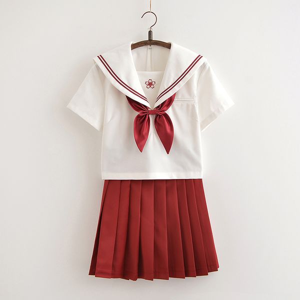 svitanie японская школа jk красно-белая униформа cherry blossom printsailor suit high school college suit студентки unifo, White
svitanie японская школа jk красно-белая униформа cherry blossom printsailor suit high school college suit студентки unifo, White