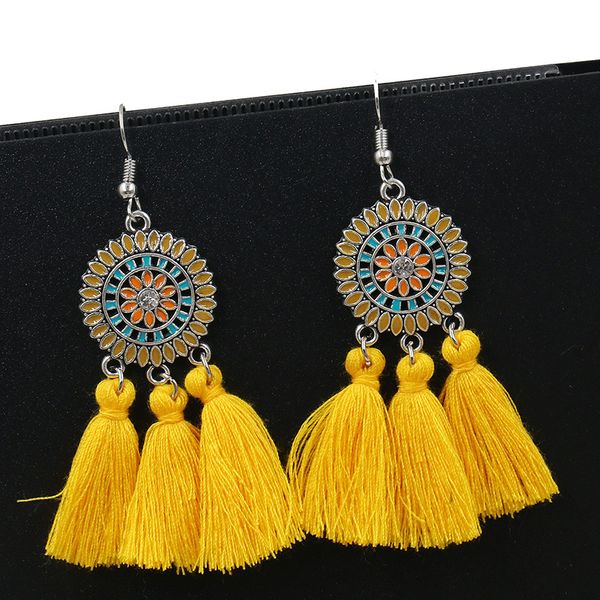 fashion earrings for women bohemia tassel long earrings creative alloy earring accessories gift, Silver
fashion earrings for women bohemia tassel long earrings creative alloy earring accessories gift, Silver