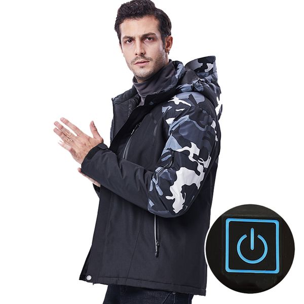 men womens hiking usb heating jacket outdoor sport hooded windbreaker climbing camping trekking skiing 10xl male heat coat va695, Blue;black
men womens hiking usb heating jacket outdoor sport hooded windbreaker climbing camping trekking skiing 10xl male heat coat va695, Blue;black