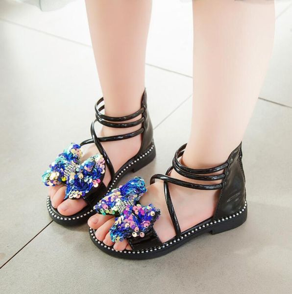 girls sandals summer kids shoes for girls fashion rhinestone roman sandals princess sequins shoes baby bowtie beach, Black;red
girls sandals summer kids shoes for girls fashion rhinestone roman sandals princess sequins shoes baby bowtie beach, Black;red