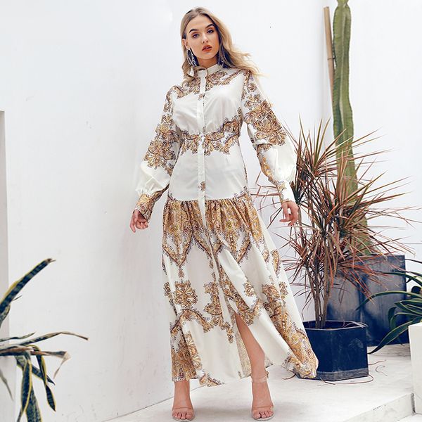 designer dresses womens clothing white paisley print elegant women dress boho maxi summer holiday split long casual dress, Black;gray
designer dresses womens clothing white paisley print elegant women dress boho maxi summer holiday split long casual dress, Black;gray