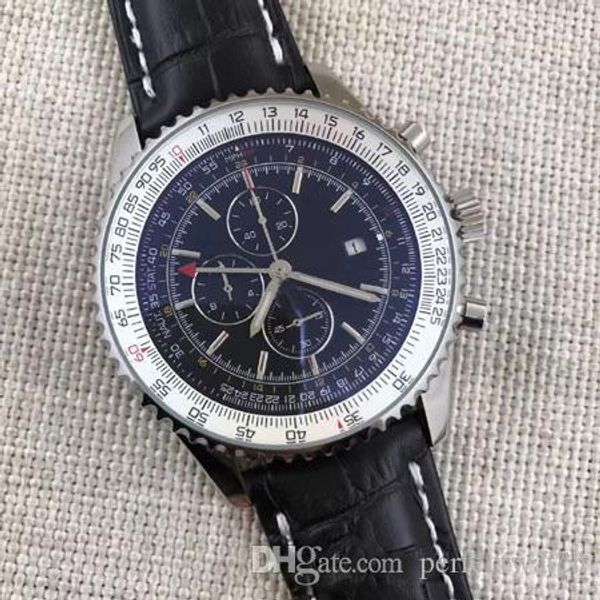 2019 Top Air timing doubleh корпус иглы часы черный циферблат кожа 46 мм Азия механизм с автопо
2019 Top Air timing doubleh корпус иглы часы черный циферблат кожа 46 мм Азия механизм с автопо