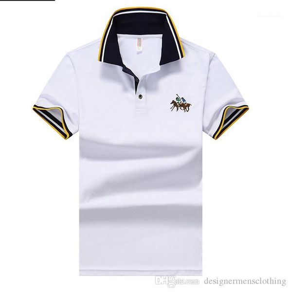 summer male clothing mens tshirts fashion short sleeved polo embroidery tees mens lapel, White;black
summer male clothing mens tshirts fashion short sleeved polo embroidery tees mens lapel, White;black