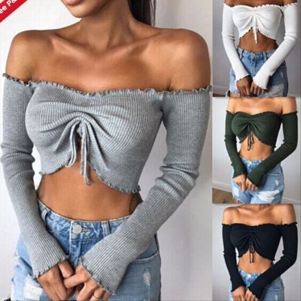 women's knitted long sleeve high stretch women's t- knitted long t-shirt shirt sleeve high stretch top, White
women's knitted long sleeve high stretch women's t- knitted long t-shirt shirt sleeve high stretch top, White