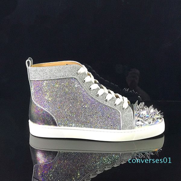 дизайнерская обувь мужчины женщины chaussures шипованные шиповые кроссовки тройной черный белый красный кожа замша плоские днища повседневна, Black
дизайнерская обувь мужчины женщины chaussures шипованные шиповые кроссовки тройной черный белый красный кожа замша плоские днища повседневна, Black