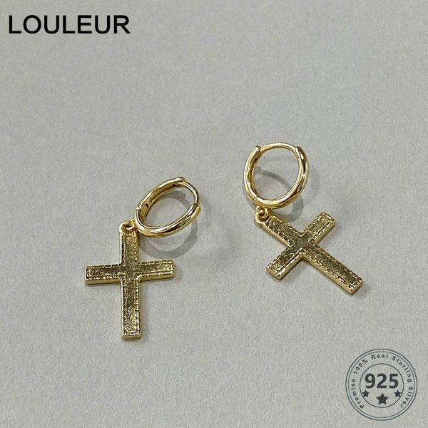 other louleur 925 sterling silver cross hoop earrings elegant vintage gold for women jewelry wedding party girl gifts, Golden;silver
other louleur 925 sterling silver cross hoop earrings elegant vintage gold for women jewelry wedding party girl gifts, Golden;silver