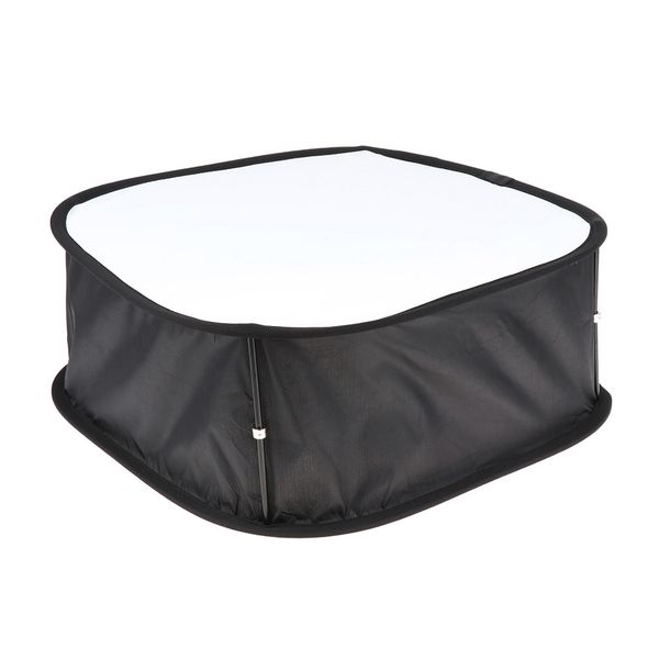 foldable softbox diffuser for yongnuo yn900/yn600 led video light panel black