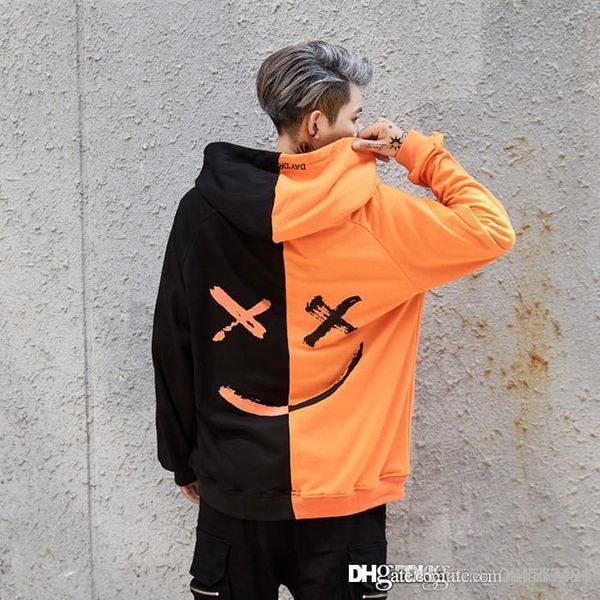19ss color striped printed men hoodies spring autumn patchwork designer fashion pullover sweatshirts long sleeved hooded clothing, Black
19ss color striped printed men hoodies spring autumn patchwork designer fashion pullover sweatshirts long sleeved hooded clothing, Black