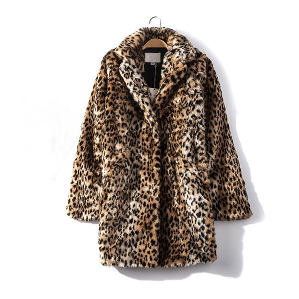 leopard coat female thick long section 2019 winter new imitation sheep shearing faux fur fashion fur coat g0903, Black
leopard coat female thick long section 2019 winter new imitation sheep shearing faux fur fashion fur coat g0903, Black