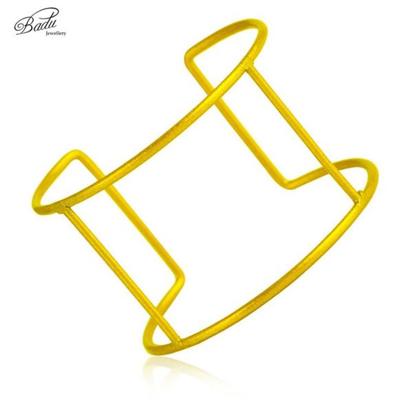 badu golden wide bracelet for women geometric punk style big bangle adjustable fashion jewelry 2020 new arrival, Black
badu golden wide bracelet for women geometric punk style big bangle adjustable fashion jewelry 2020 new arrival, Black