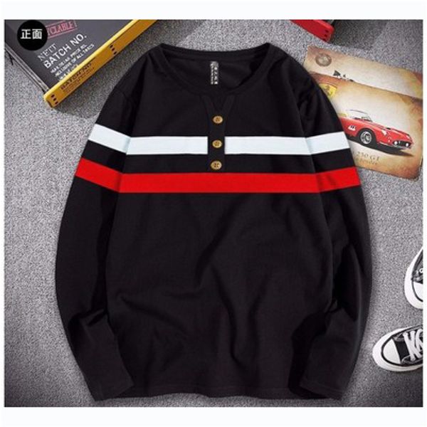 mens brand sweatshirts loose large size for boys youth luxury sweatshirt casual clothing striped print 2019 winter trend selling, Black 
mens brand sweatshirts loose large size for boys youth luxury sweatshirt casual clothing striped print 2019 winter trend selling, Black