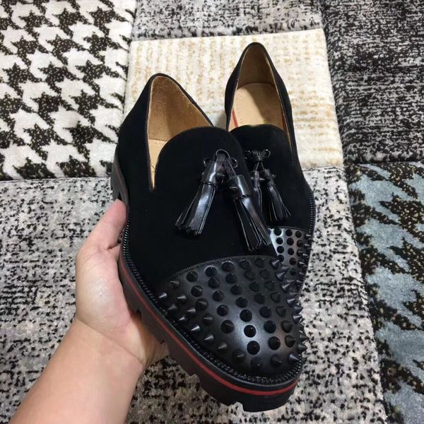 осень / зима мужчины красного bottom rossini плоских шипастое toe кисточка loafer квартира подкладка lug sole одуванчик оксфорд лучших плать, Black
осень / зима мужчины красного bottom rossini плоских шипастое toe кисточка loafer квартира подкладка lug sole одуванчик оксфорд лучших плать, Black