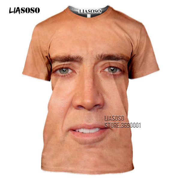 liasoso 3d print funny actor nicolas cage men's t-shirt full many faces printed t shirt women casual summer short sleeve shirt, White;black
liasoso 3d print funny actor nicolas cage men's t-shirt full many faces printed t shirt women casual summer short sleeve shirt, White;black