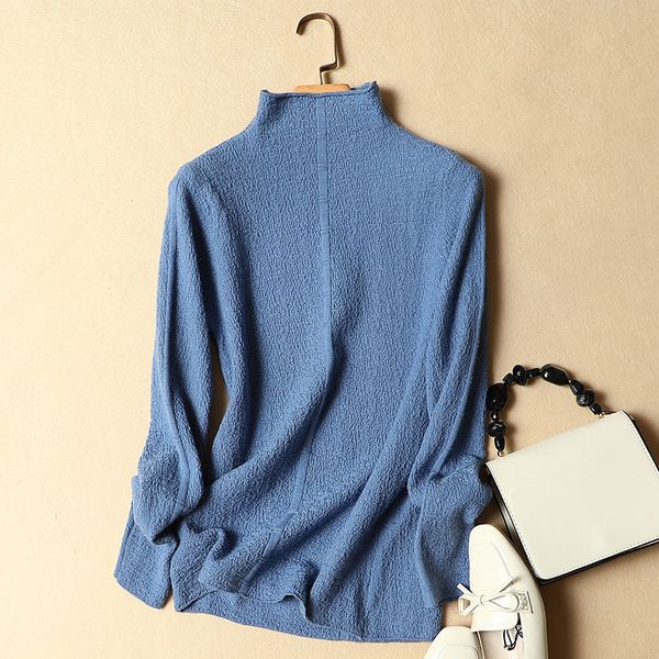 2019 new solid turtleneck women sweaters and pullovers lady elegant outwear coat, White;black
2019 new solid turtleneck women sweaters and pullovers lady elegant outwear coat, White;black