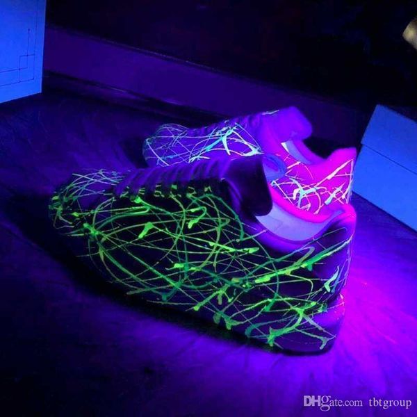men designer shoes leather multicolour platform glow in the dark oversized sneaker women lace-up trainers wedding shoes with new box, Black
men designer shoes leather multicolour platform glow in the dark oversized sneaker women lace-up trainers wedding shoes with new box, Black